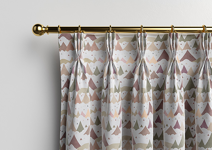Cloudy Peaks, Rosey Hues - Made to Measure Curtains - Image 11